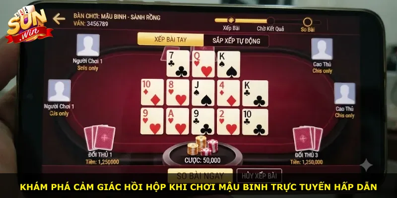 Khám phá cảm giác hồi hộp khi chơi Mậu Binh trực tuyến hấp dẫn