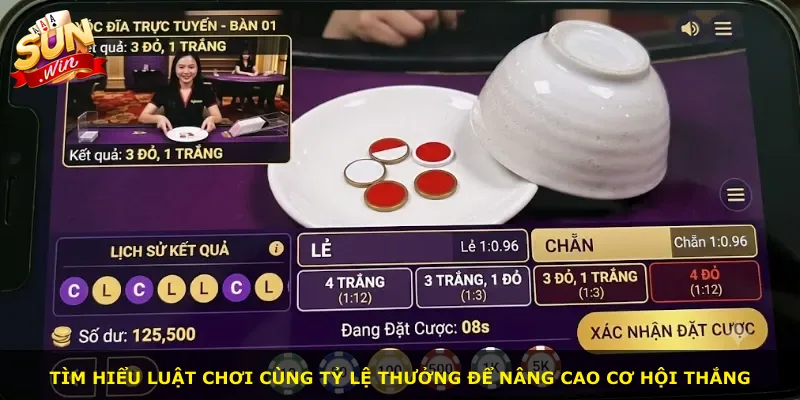 Tìm hiểu luật chơi cùng tỷ lệ thưởng để nâng cao cơ hội thắng