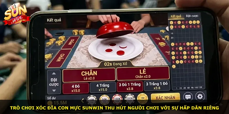 Trò chơi xóc đĩa Con Mực Sunwin thu hút người chơi với sự hấp dẫn riêng